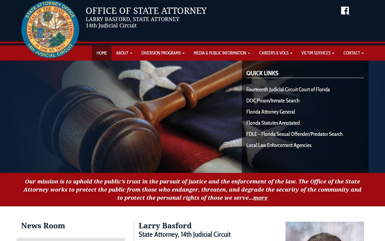 Blountstown criminal records Fourteenth Circuit State Attorney