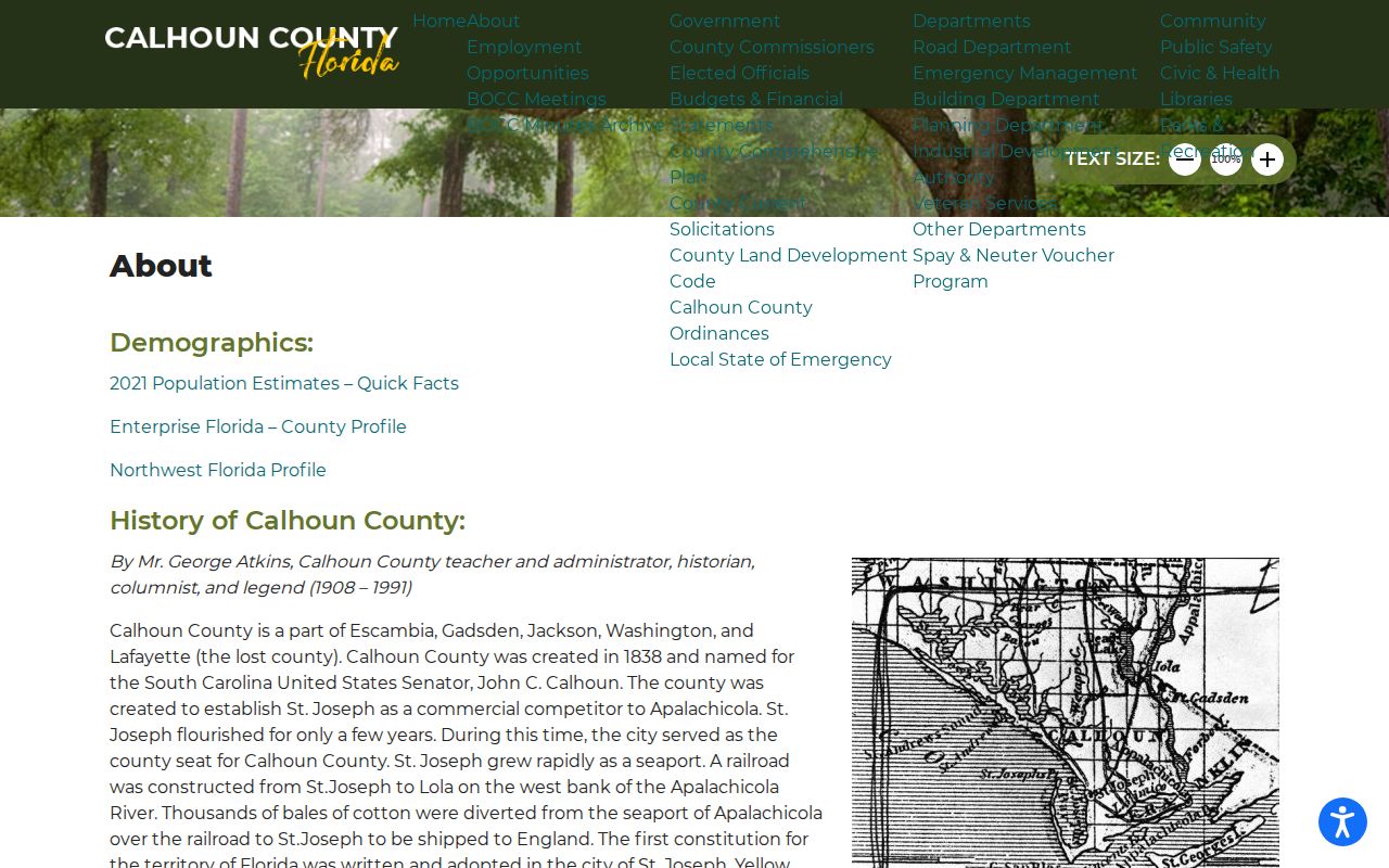Calhoun County criminal record courthouse history
