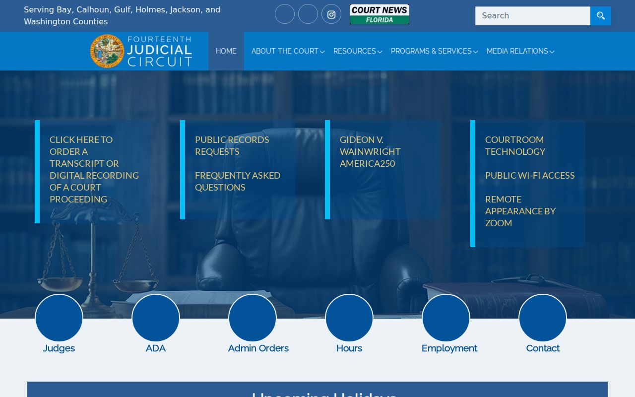 Calhoun County criminal court Fourteenth Judicial Circuit